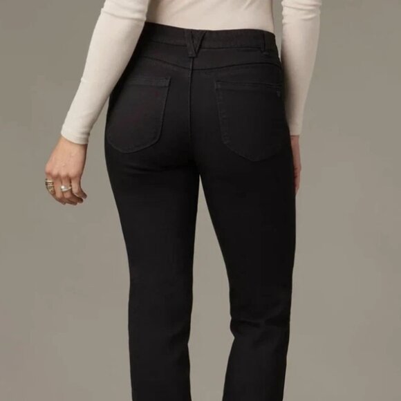 Wit & Wisdom • Sawyer Mid-Rise Straight Leg Jeans • Women’s 10 • Black - Picture 8 of 11